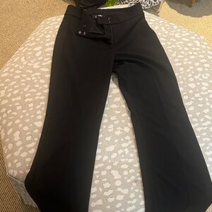 Donna Karan Classic Black Flare Pants